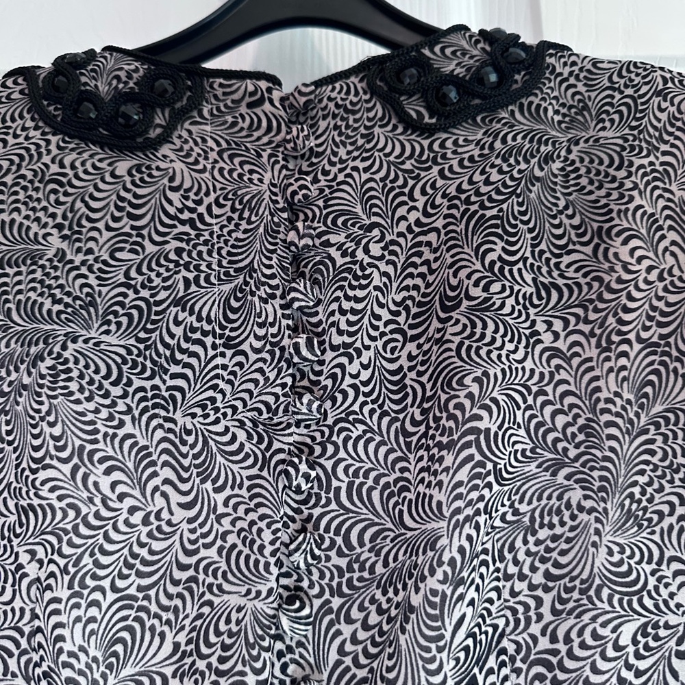 French Connection Women's Moon Moire Cocktail Mini Dress Size 6 - Picture 17 of 17